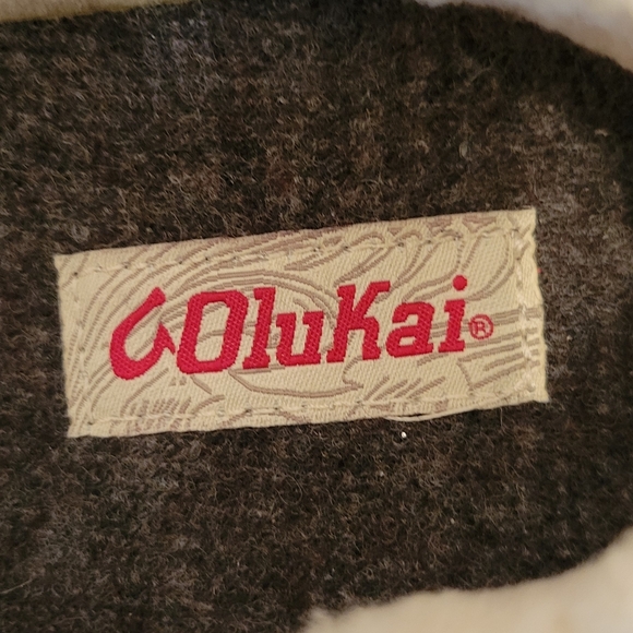 NWOT Olukai Men's Kipuka Hulu Convertible Genuine Shearling Size 10 - Picture 11 of 12